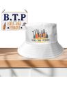 Chapeau bob "BTP - Bière - Tong - Pétanque " - Taille Unique