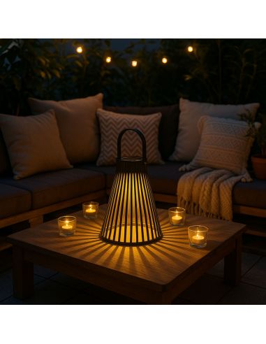 Lampe Solaire Extérieure Suspendue ou à Poser LED - Disponible en 3 Couleurs