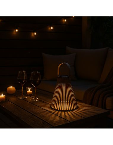 Lampe Solaire Extérieure Suspendue ou à Poser LED - Disponible en 3 Couleurs