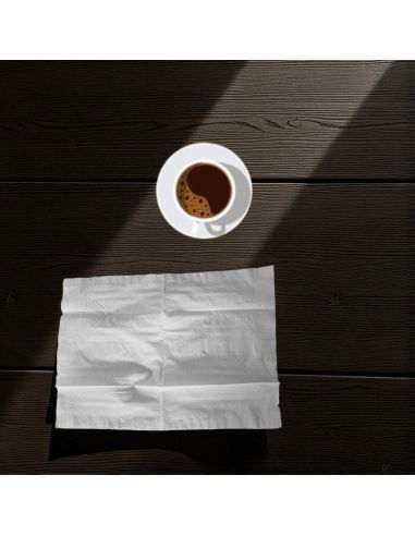 2 Packs de 100 Serviettes En Papier Pour Distributeur de serviettes - Dimensions : 12 x 8 cm