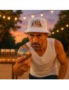 Chapeau bob "BTP - Bière - Tong - Pétanque " - Taille Unique