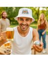 Chapeau bob "BTP - Bière - Tong - Pétanque " - Taille Unique