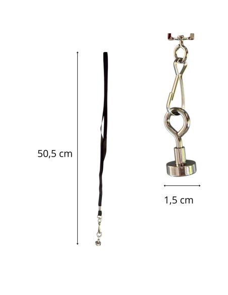 Ramasse Boule de Pétanque Aimanté - 4 Couleurs de Ruban Disponibles