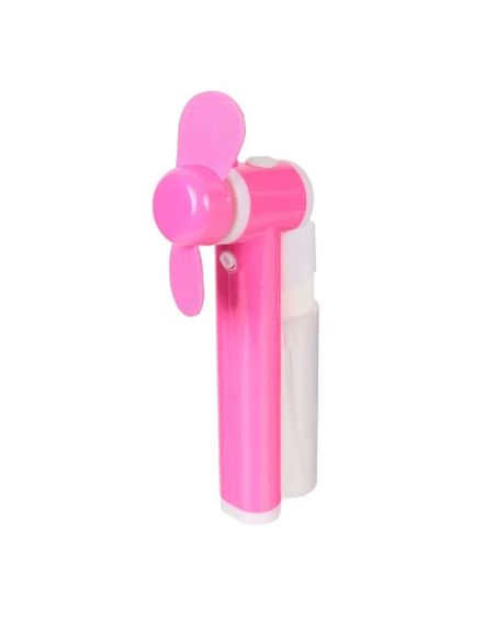Ventilateur Portable à Piles avec Brumisateur Intégré -  4 Couleurs Disponibles