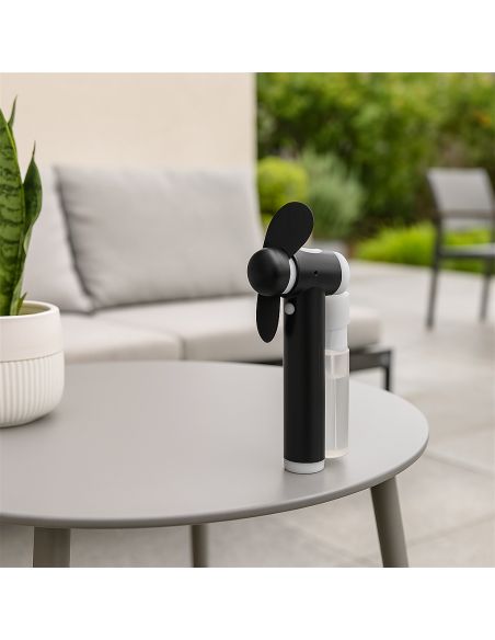Ventilateur Portable à Piles avec Brumisateur Intégré -4 Couleurs Disponibles