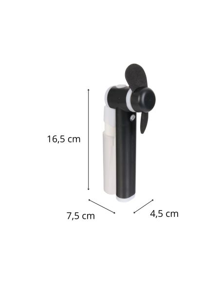 Ventilateur Portable à Piles avec Brumisateur Intégré -4 Couleurs Disponibles