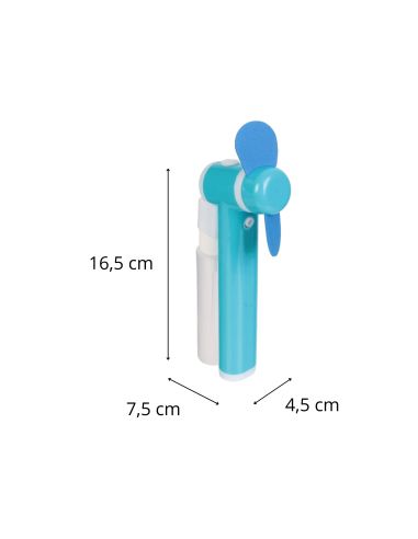 Ventilateur Portable à Piles avec Brumisateur Intégré -4 Couleurs Disponibles