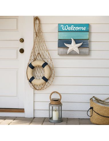 Cadre en Bois en Relief "Bord de Mer" - 3 modèles Différents - Dimensions : 30 x 30 x 5 cm