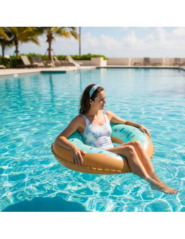 Bouée Gonflable Sweet Donut - Diamètre : 91 cm