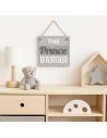 Plaque Murale en Bois à Suspendre " Petite Prince d'Amour"