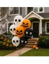 Sachet de 6 Ballons Halloween - Dimension : 30 x 30 cm