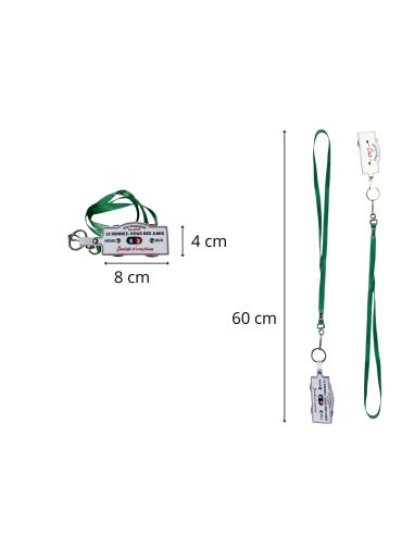 Porte Clés et Tour de Cou - Compteur de Points Pétanque