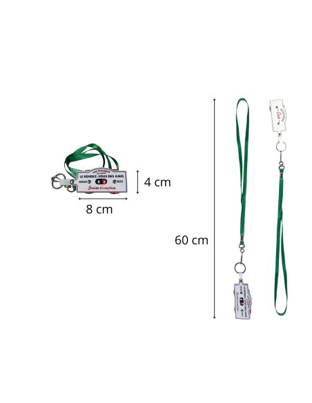 Porte Clés et Tour de Cou - Compteur de Points Pétanque