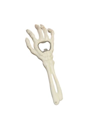Décapsuleur en Forme de Main de Squelette Halloween - Dimension : 18 x 7 cm