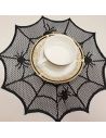 Lot de 2 napperons Halloween - Diamètre 30 cm