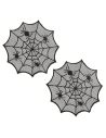 Lot de 2 napperons Halloween - Diamètre 30 cm