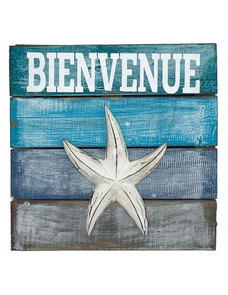 Cadre en Bois en Relief "Bord de Mer" - 3 modèles Différents - Dimensions : 30 x 30 x 5 cm