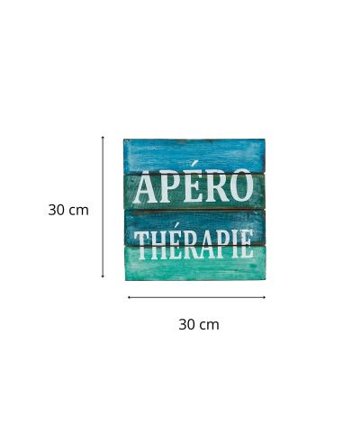 Cadre en Bois en Relief "Bord de Mer" - 3 modèles Différents - Dimensions : 30 x 30 x 5 cm