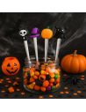 Lot de 4 Cuillères à café Thème Halloween - Matière : Acier inoxydable