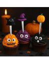 Lot de 4 Cuillères à café Thème Halloween - Matière : Acier inoxydable