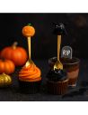 Lot de 4 Cuillères à café Thème Halloween - Matière : Acier inoxydable
