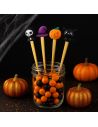 Lot de 4 Cuillères à café Thème Halloween - Matière : Acier inoxydable