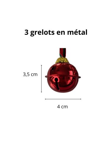 Décor Noël pour poignée de porte - Disponible en 2 modèles