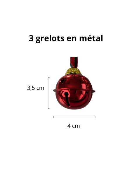 Décor Noël pour poignée de porte - Disponible en 2 modèles