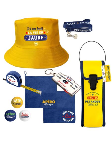 Pack Pétanque avec Etui - Contient : 7 Produits - Variations Disponibles