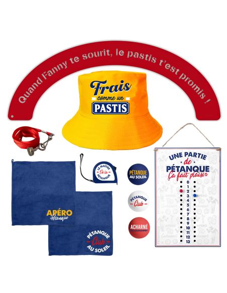 Pack Pétanque avec Demi-cercle - Contient : 7 Produits