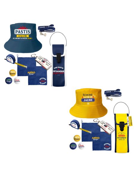 Pack Pétanque avec Etui - Contient : 7 Produits - Variations Disponibles