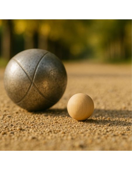 Lot de 3 Cochonnets de Pétanque en Bois