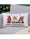 Housse de Coussin Rectangulaire Motif "Merry Christmas Gnome" - 30 x 50 cm