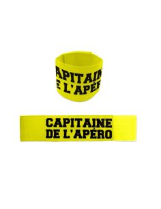 Brassard Humoristique "Capitaine de l'Apéro" – avec Velcro