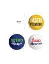 Pack Pétanque avec Demi-cercle - Contient : 7 Produits - Variations Disponibles