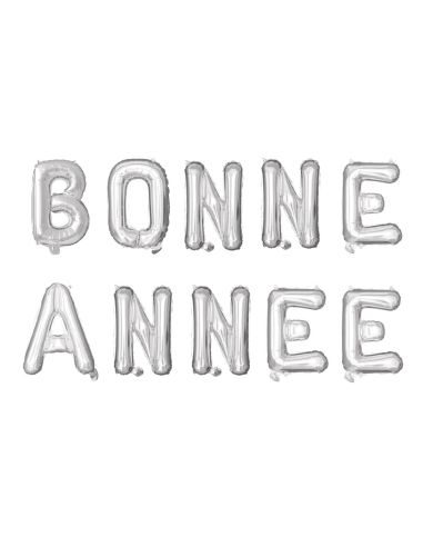 Ballon aluminium BONNE ANNEE - or
