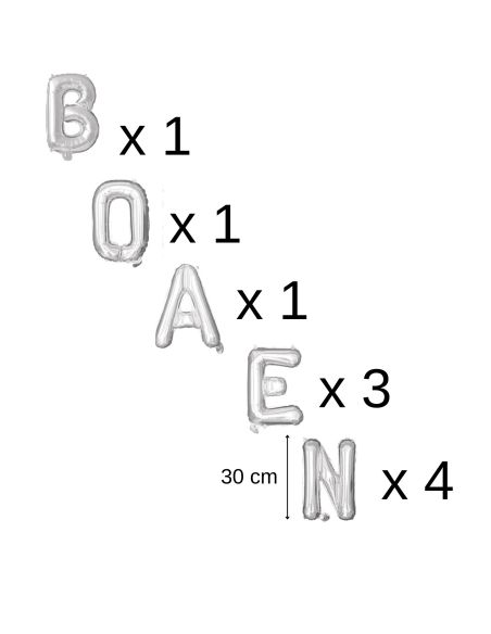 Ballon aluminium BONNE ANNEE - or