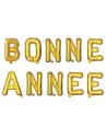 Ballon aluminium BONNE ANNEE - or
