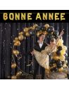 Ballon aluminium BONNE ANNEE - or