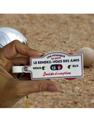 Porte Clés et Tour de Cou - Compteur de Points Pétanque