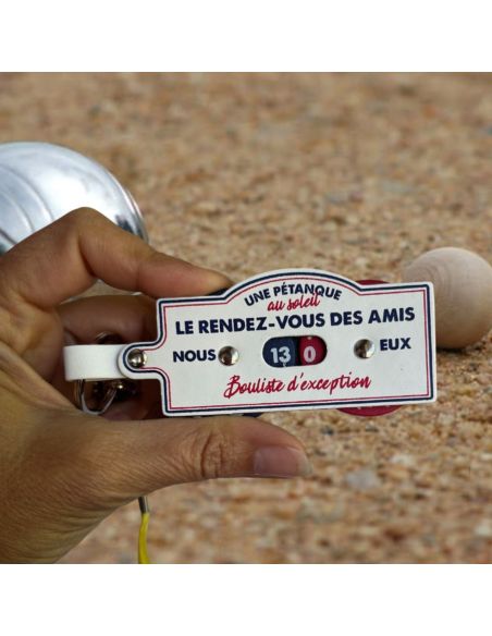 Porte Clés et Tour de Cou - Compteur de Points Pétanque