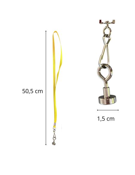 Ramasse Boule de Pétanque Aimanté - 4 Couleurs de Ruban Disponibles