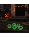 Lot de 6 Yeux Factices Phosphorescents Déco Halloween - Diamètre 3 cm