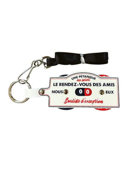 Porte Clés et Tour de Cou - Compteur de Points Pétanque