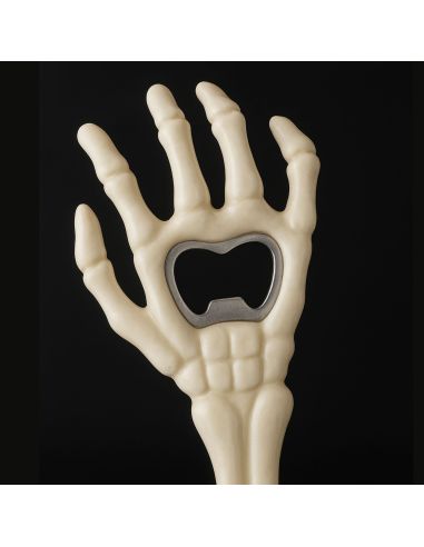 Décapsuleur en Forme de Bras de Squelette - accessoire Halloween