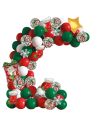 Kit Arche Ballons Guirlande de Noël - 76 Pièces