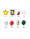 Kit Arche Ballons Guirlande de Noël - 76 Pièces