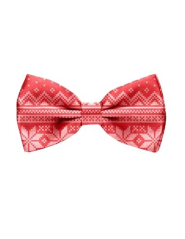 Noeud Papillon Motif Noël "Vraiment Moche" -  12 modèles Différents