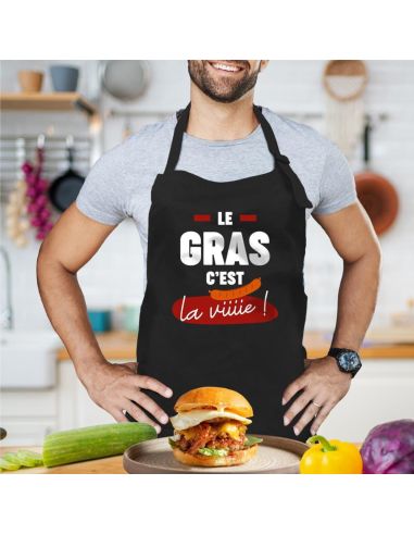 Tablier cuisine humoristique – Plusieurs messages et couleurs