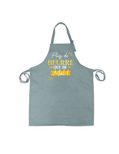 Tablier cuisine humoristique – Plusieurs messages et couleurs
